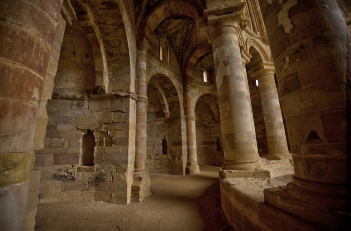 Deambulatorio de la iglesia del monasterio de Moreruela
